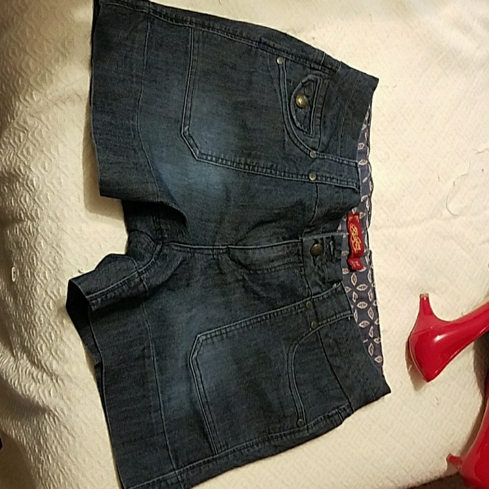 Denim shorts size 14